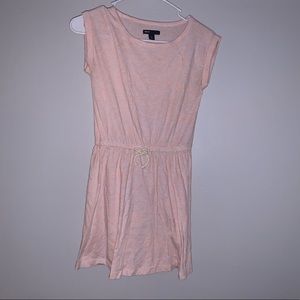 GAP kids light pink dress with tie in front